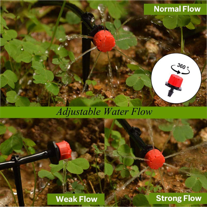 Adjustable drip irrigation kit — precise watering for lush plant growth