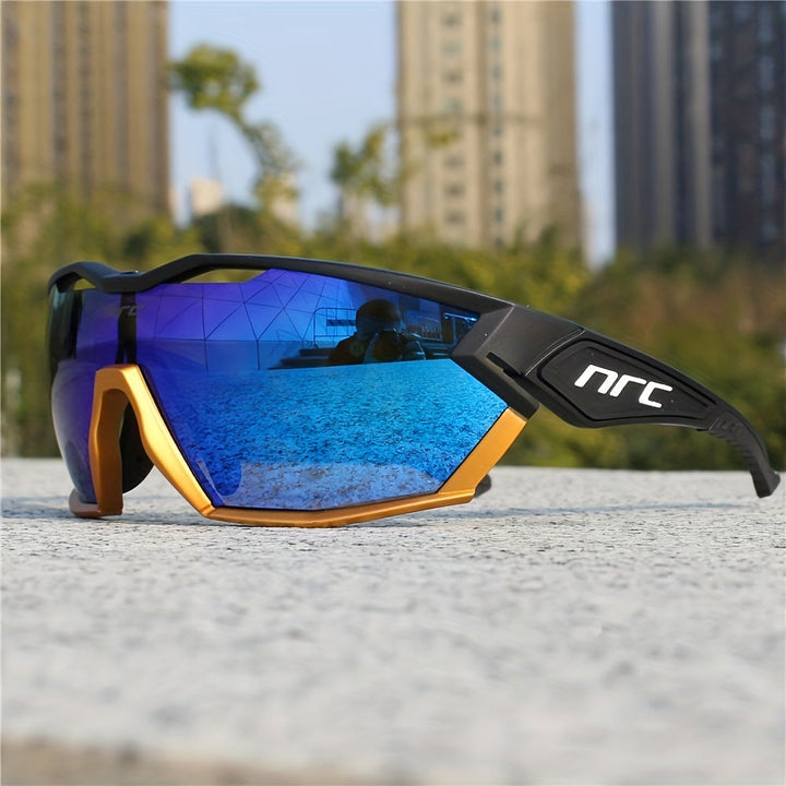 Polycarbonate Cycling Glasses with 3 Lenses – Windproof Glasses for Cycling, Running and Outdoor Activities