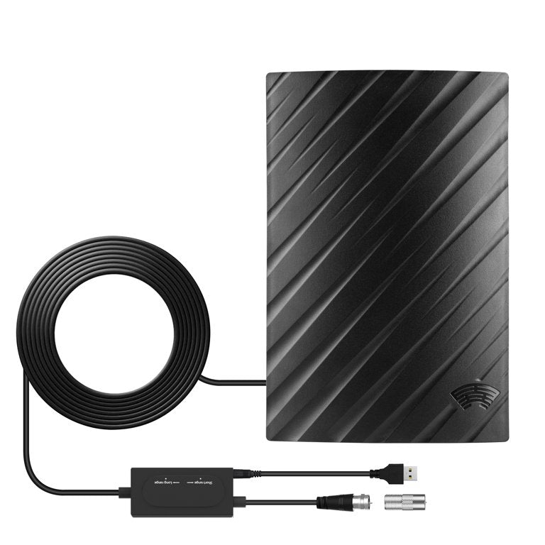 Long-Range Indoor 4K HDTV Digital Aerial, 600 Miles