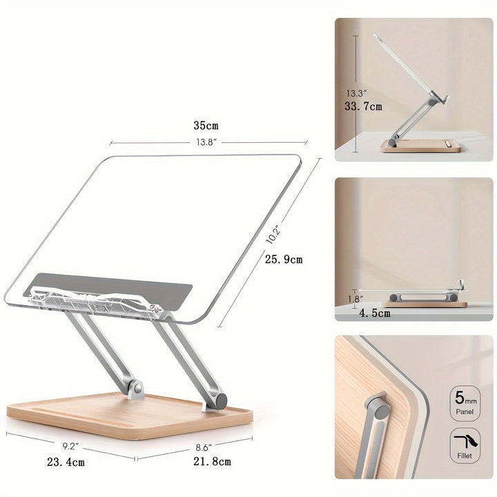 Ergonomic Acrylic Reading Stand – Adjustable and Stylish