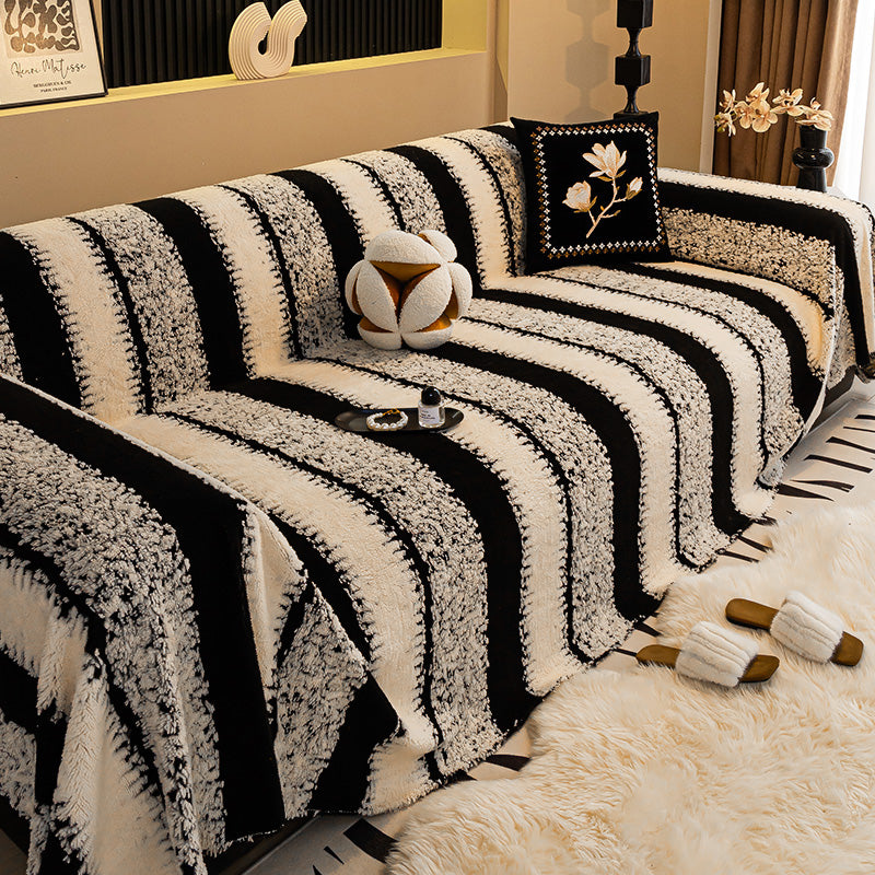 Soft Stretch Sofa Cover with Non-Slip Surface