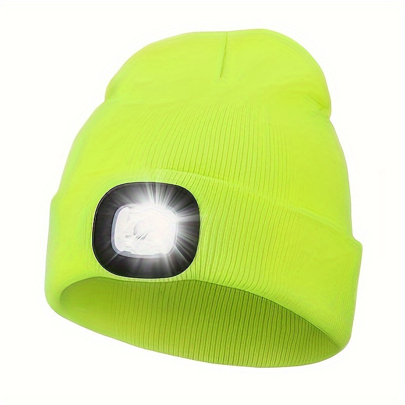 Unisex Beanie with LED Light – Convenient Lighting for Evening Walks
