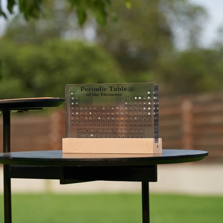 Educational Periodic Table Lamp Scientific Décor with Lighting