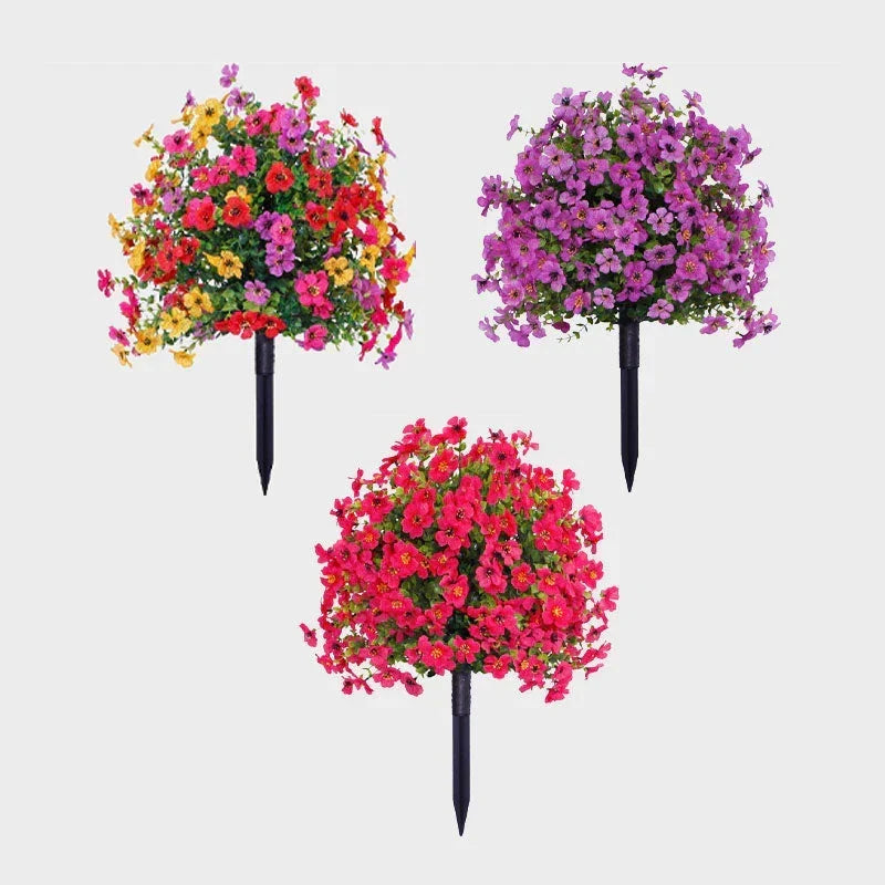 Low-Maintenance Artificial Garden Flowers