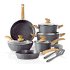 12-Piece Granite Coated Cookware
