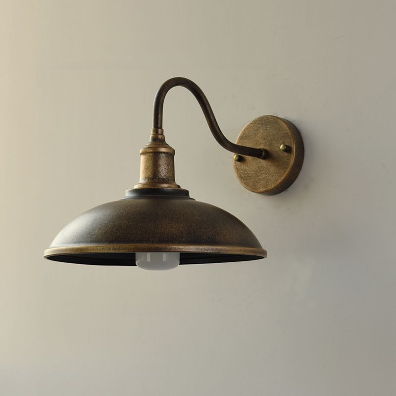 Vintage Industrial Iron Outdoor Wall Lamp LED 1 Light