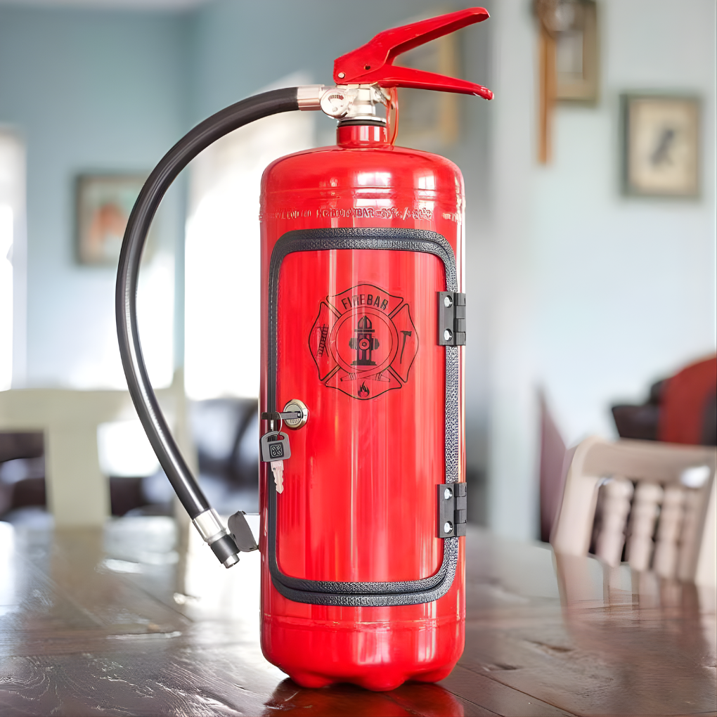 Ultimate Fire Extinguisher‑Style Mini Bar