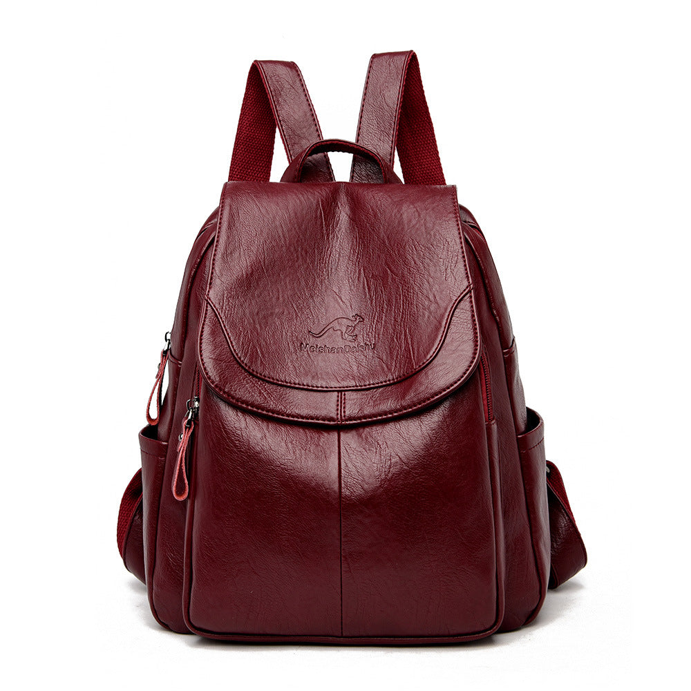Durable Leather Backpack for Women with Timeless Style