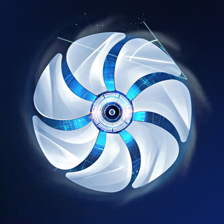 [Super Suction Power] Multifunctional Axial Fan, Powerful and Quiet