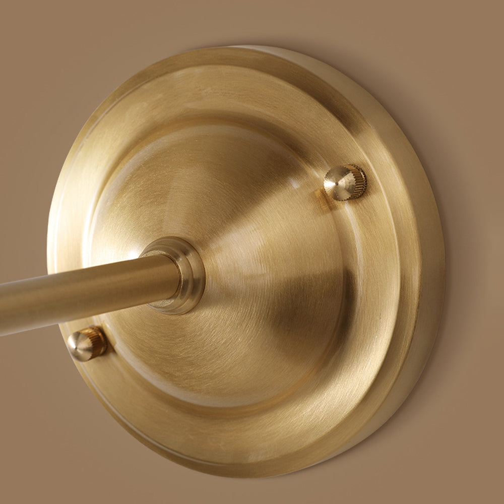 Silva Landerne Vintage Wall Sconce, 5 Styles, Metal/Fabric, Gold, Bedroom