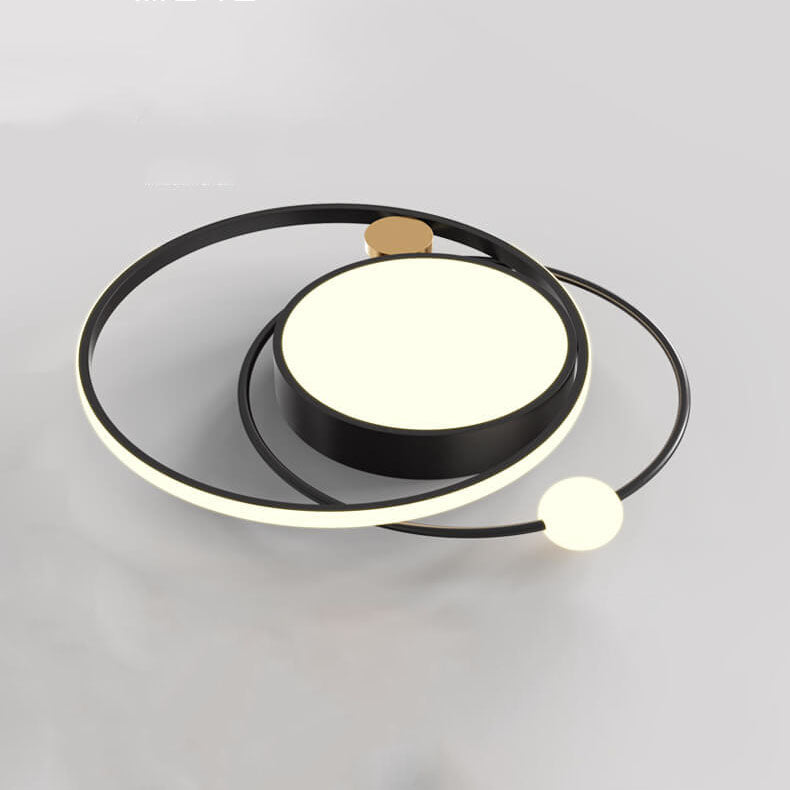 Round LED Ceiling Lamp | Minimal Nordic Design