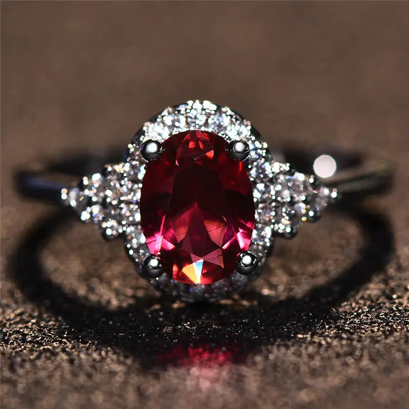 Elegant white gold ring with subtle cubic zirconia detail