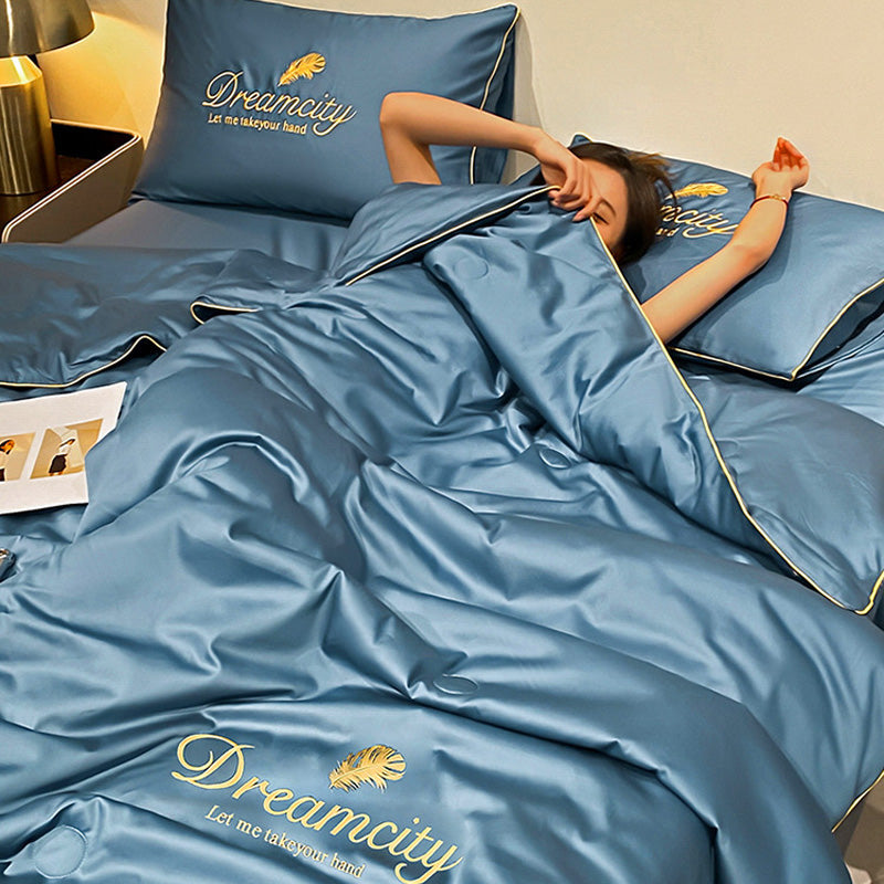 FrostEase Premium Cooling Bedding | Light, Breathable, Machine-Washable Sleep Solution