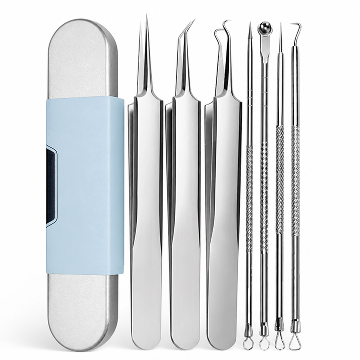 Precision blackhead removal set for soft, clear skin