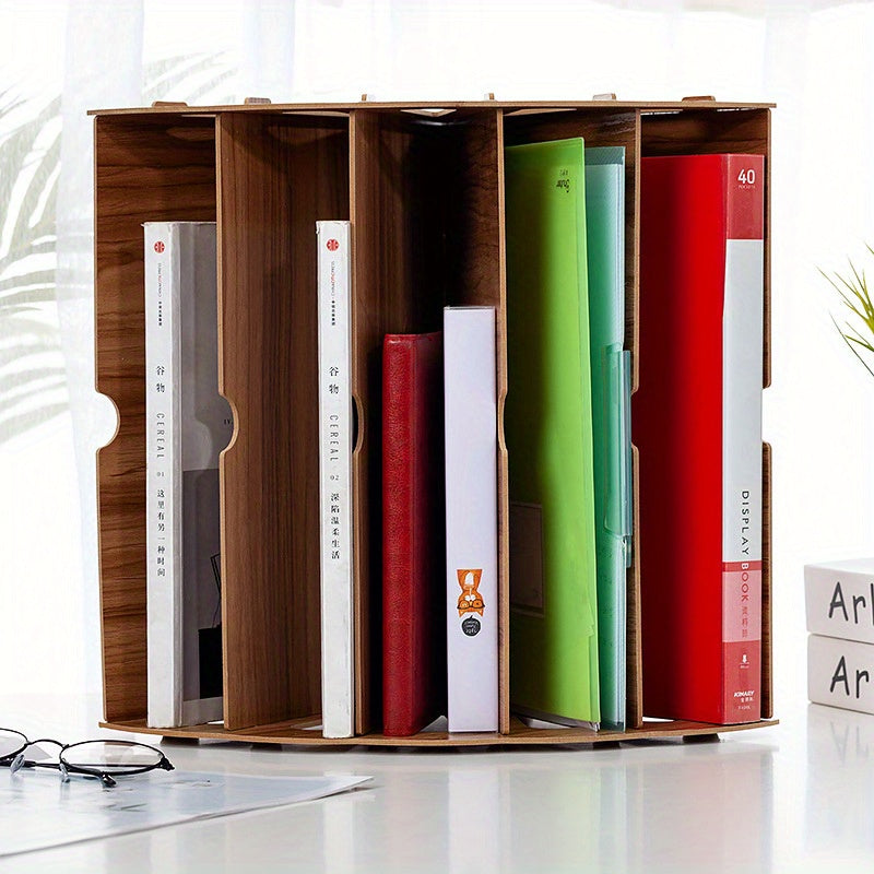 WoodFlow A4 Organiser – Elegant Storage for Every Desk