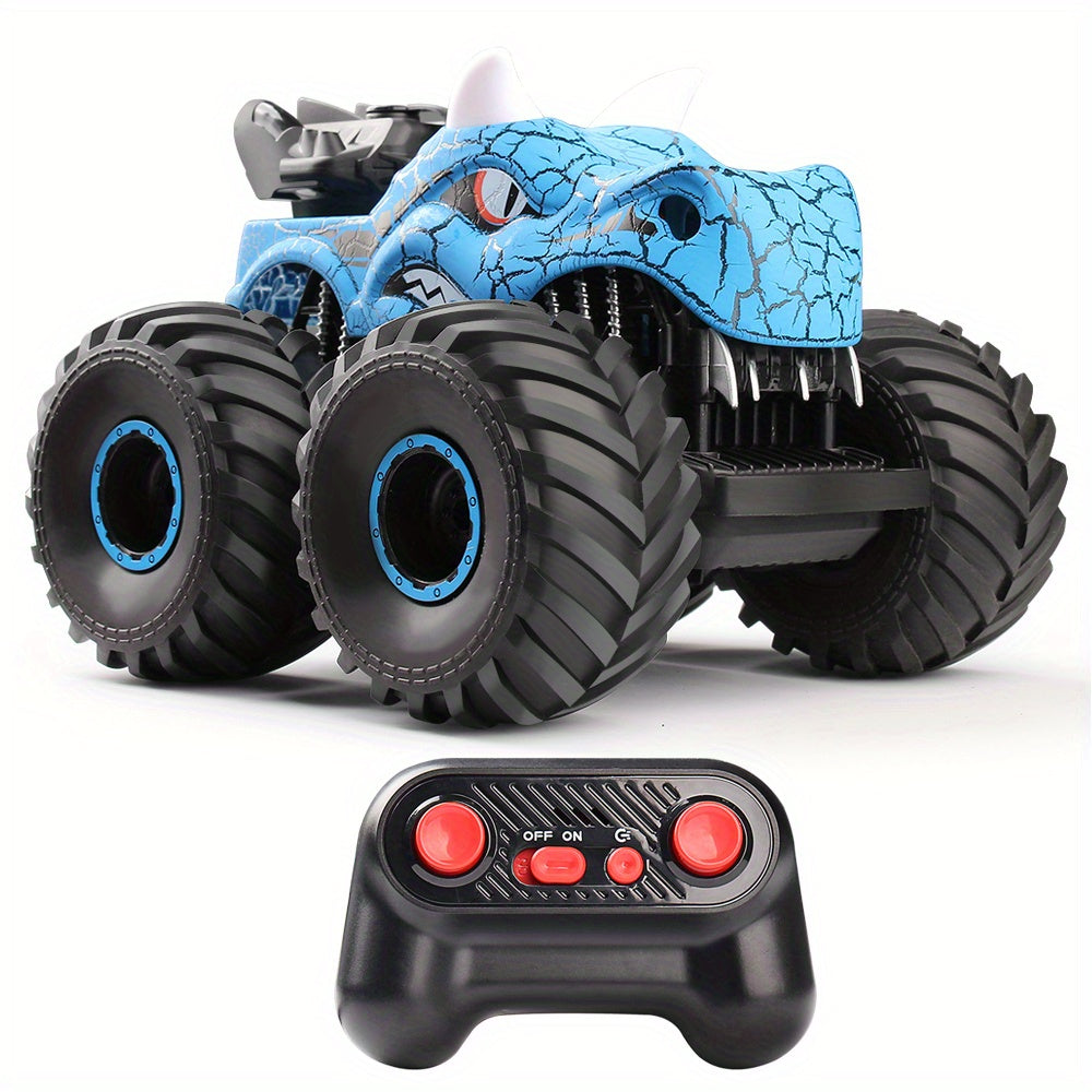 DinoBlaze Stunt Car - Spectacular RC Monster Truck with Smoke and Light