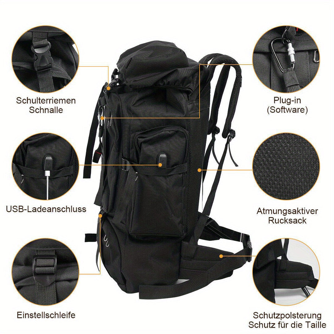 Explorer 80L Trekking Backpack – Sturdy and Versatile