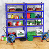 5-Tier Boltless Steel Storage Shelves