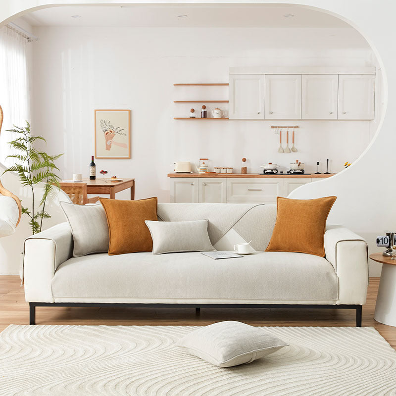 AestheticCover™ | Chenille Sofa Cover with Herringbone Pattern