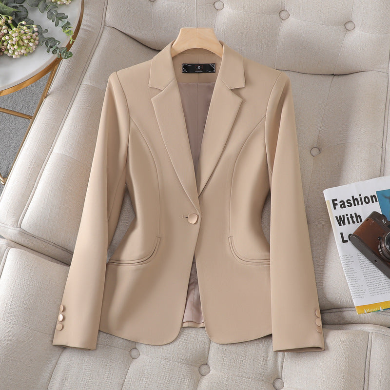 Modern Belted Suit Jacket