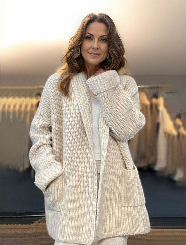 Women's Soft Knit Cardigan – Casual for Autumn and Winter