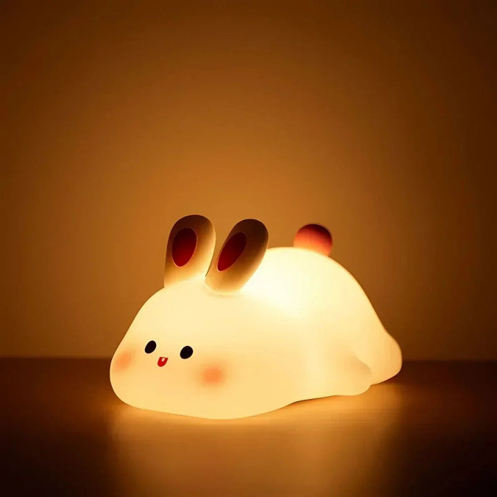 Adorable LED Night Lamp Adjustable Brightness with Sleep Timer