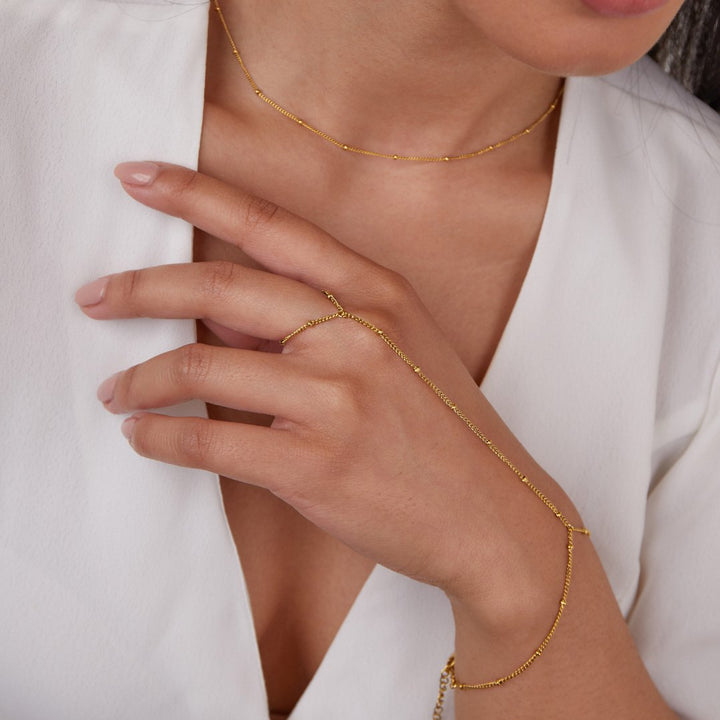 Elegant silver bracelet with refined details