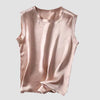 Féline - Sleeveless Silk Satin Top
