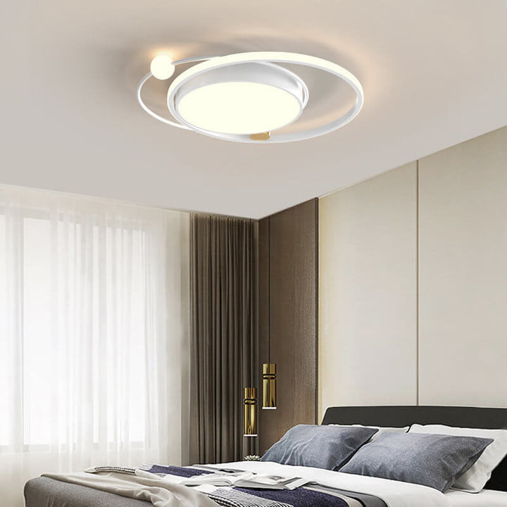 Round LED Ceiling Lamp | Minimal Nordic Design