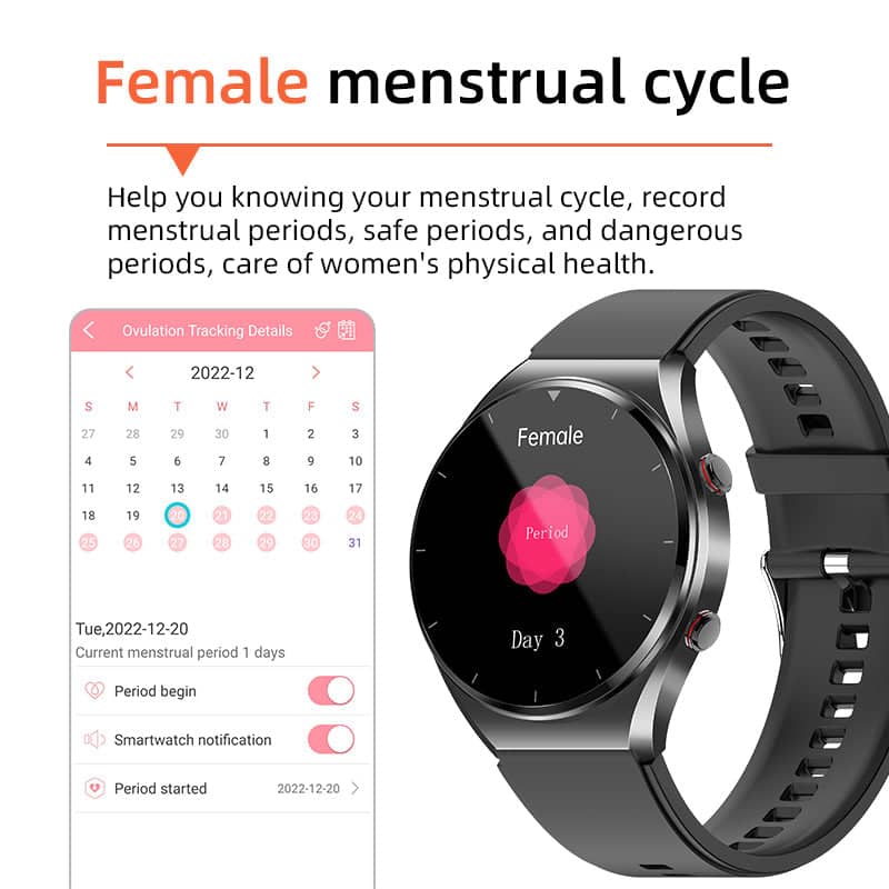 Én-Klikk Smartwatch – Heart Rate, Blood Oxygen and Sleep Monitoring | Suga Pro Health Series
