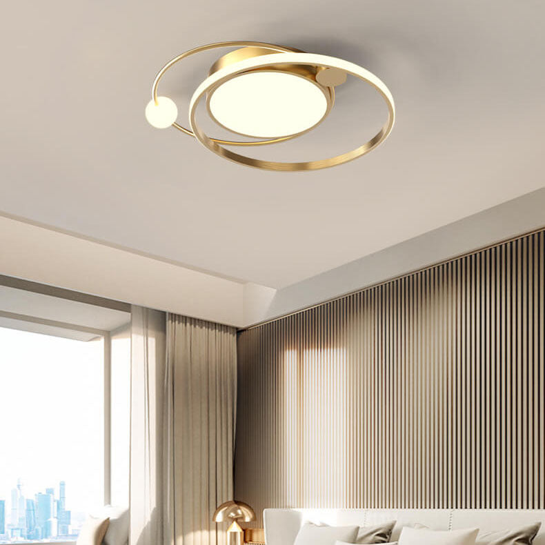 Round LED Ceiling Lamp | Minimal Nordic Design