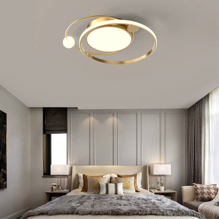 Round LED Ceiling Lamp | Minimal Nordic Design