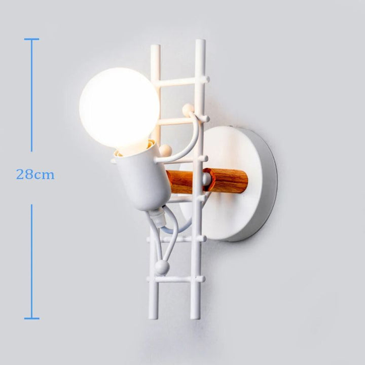 GlowClimb Designer Sconce | Unique Staircase Wall Lamp, Ideal for Cosy Bedrooms and Living Rooms