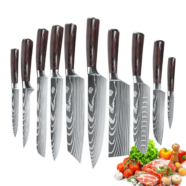 Professional-Quality Chef's Knife Set with Elegant Design