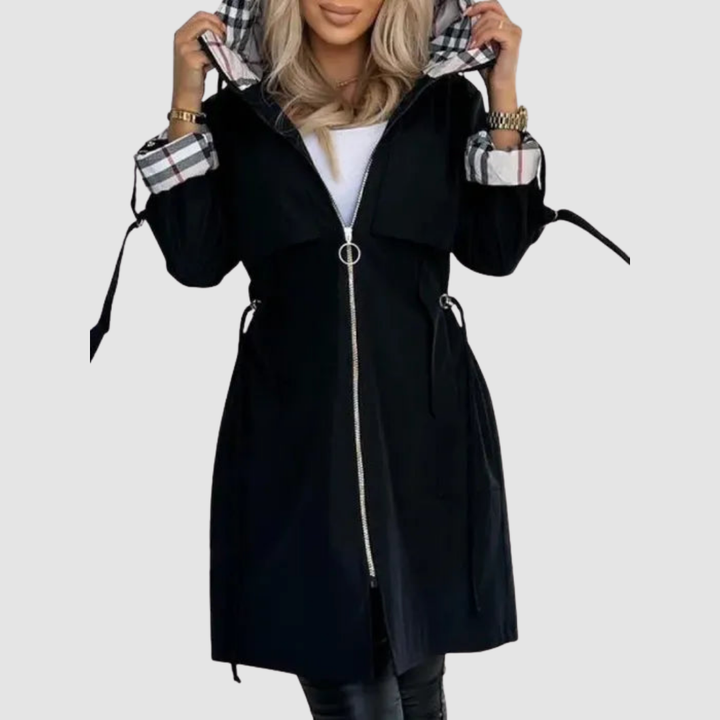 Waterproof Hooded Coat with Zip