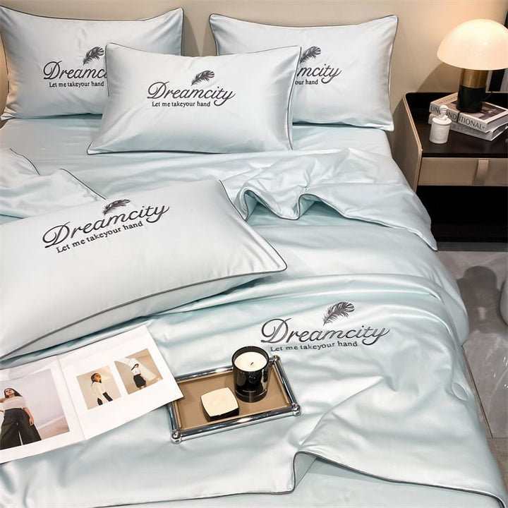 FrostEase Premium Cooling Bedding | Light, Breathable, Machine-Washable Sleep Solution