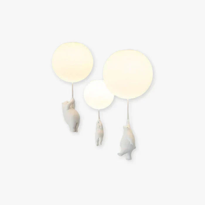 CloudBear Children's Ceiling Lamp with Bear and Balloon