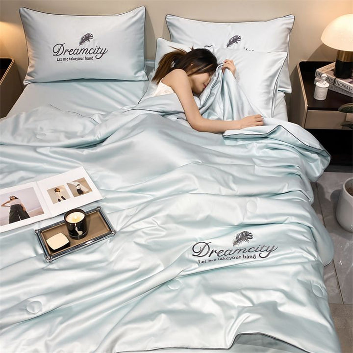 FrostEase Premium Cooling Bedding | Light, Breathable, Machine-Washable Sleep Solution
