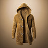 Men's Knitted Hooded Cardigan – Chunky Knit Duffle Cardigan