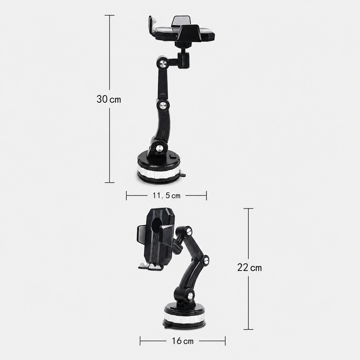 Car Phone Holder | Phone Holder with Suction Cup & 360° Rotation | LuxGrip