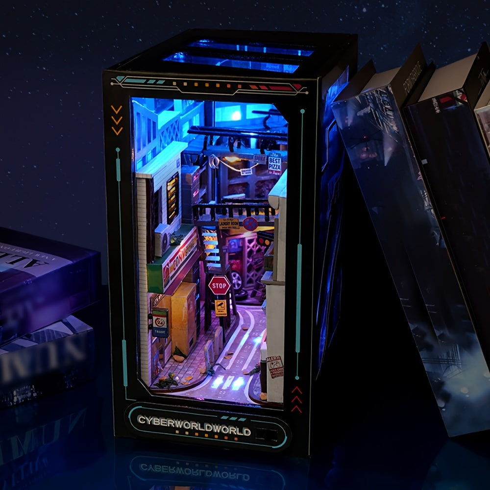 DIY Cyberpunk Cabinet Kit – 3D Model for Home Decoration with Lighting