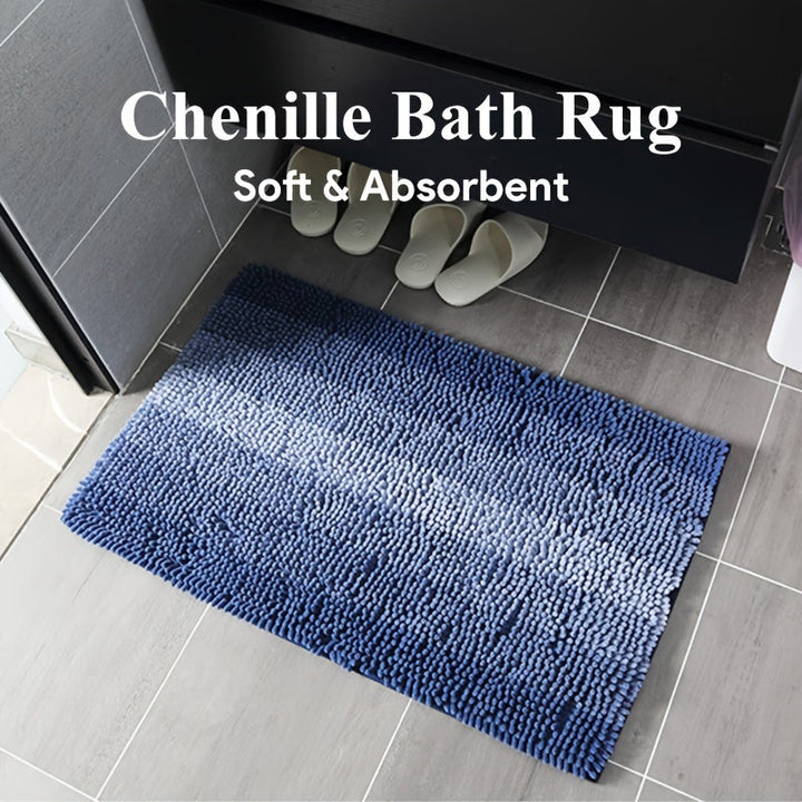 Chenille Bath Mat – Luxury and Comfort for the Bathroom and Hallway