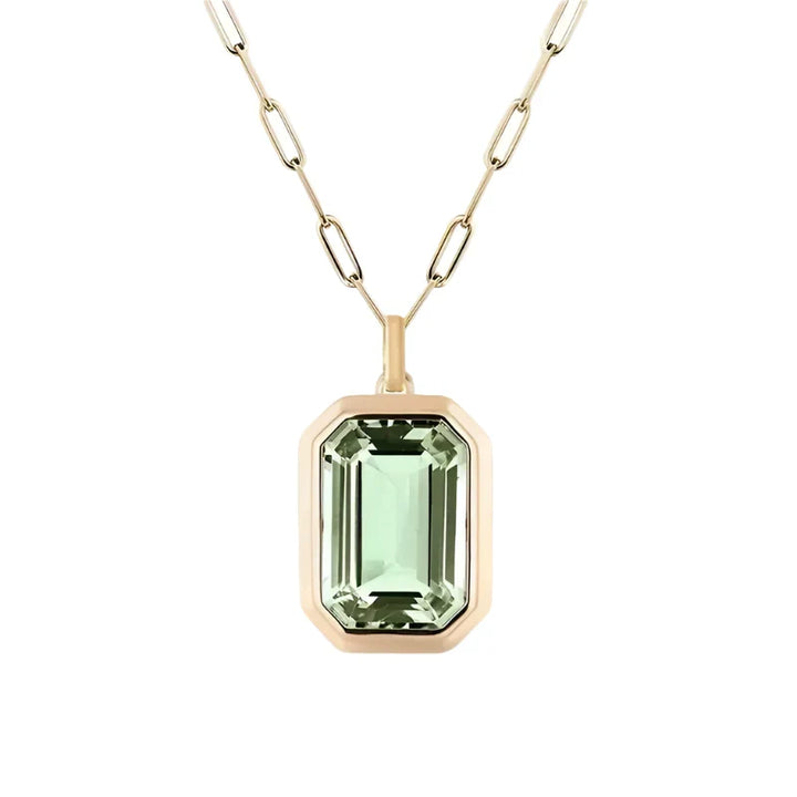 Soft gold necklace with elegant little heart