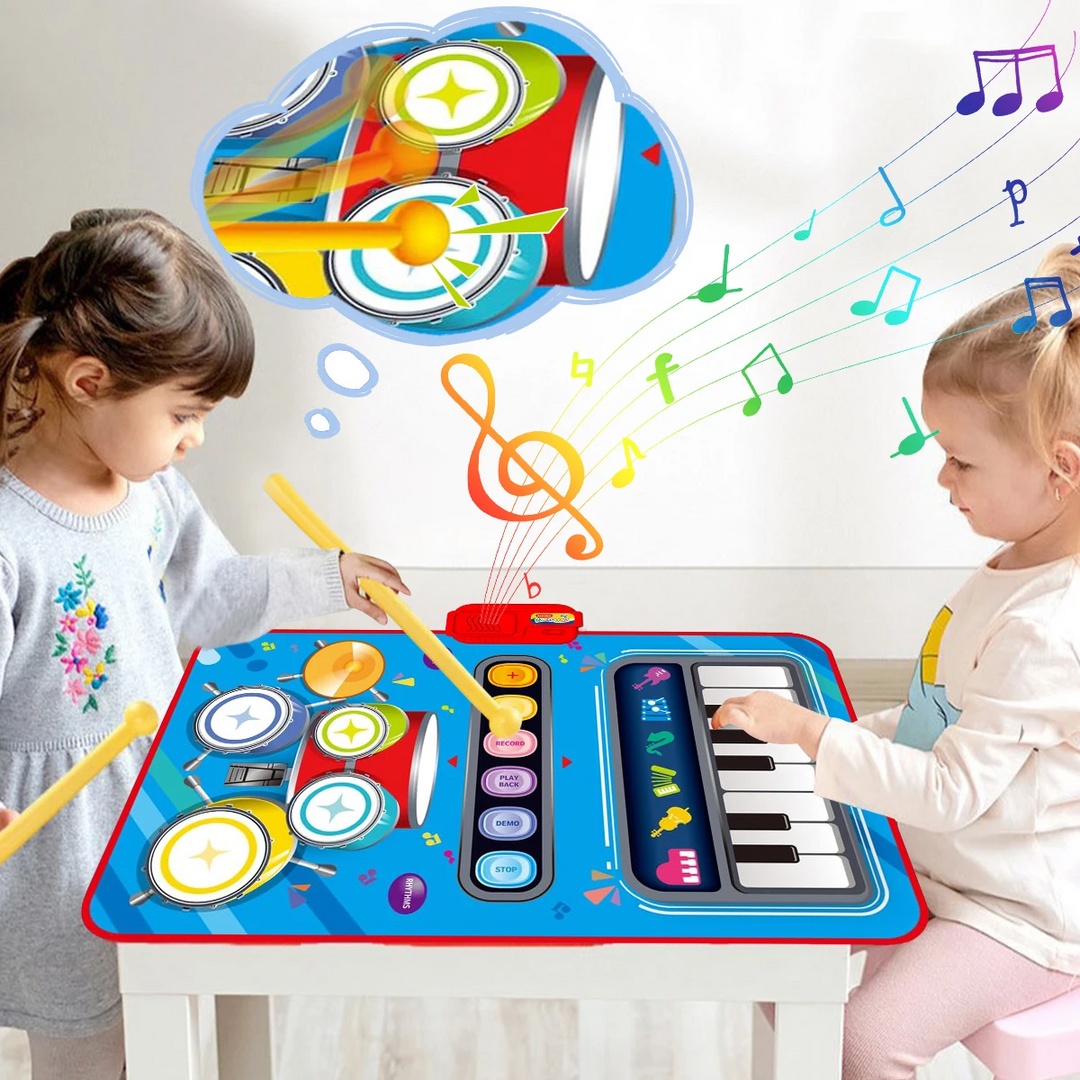 SoundSteps – 2-in-1 Musical Mat with Piano and Drums