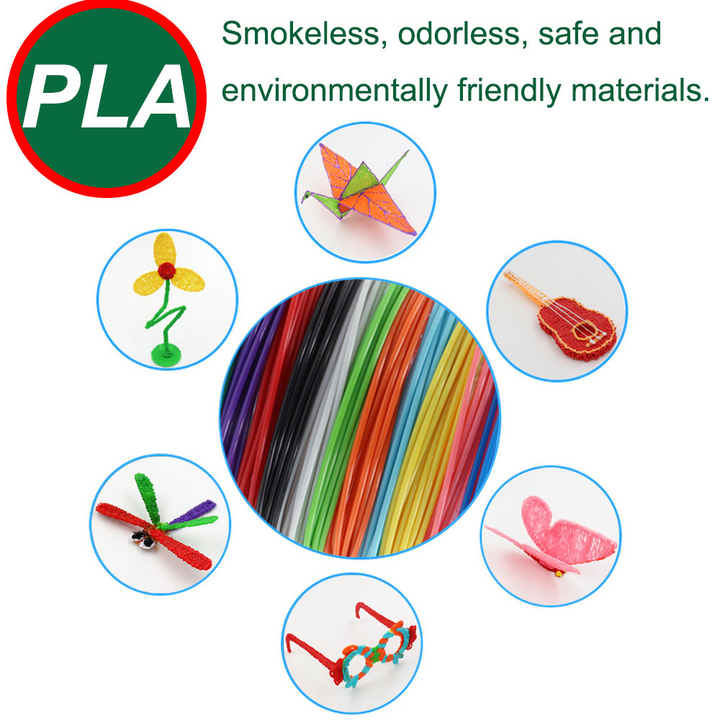 DIY 3D Printing Pen with 200M of PLA Filament, Gift for Children