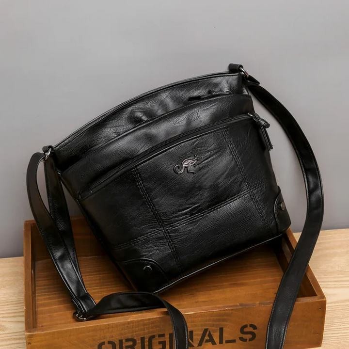 Elegant Leather Shoulder Bag for Women – Sabrina