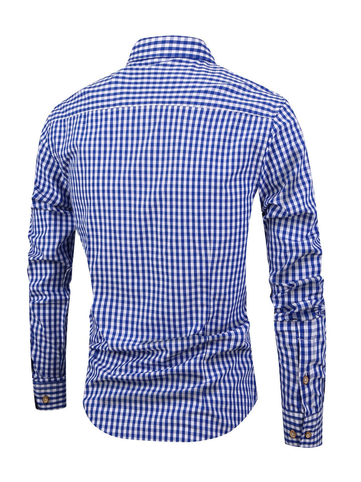 Men's Checked Shirt with Comfortable Fit – Jules