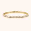 Lustra Moissanite Bracelet – Gold-Coloured Luxury Look
