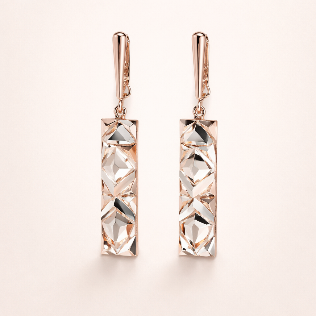Stylish gold and silver earrings for women