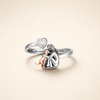Soft light pink ring with subtle shine